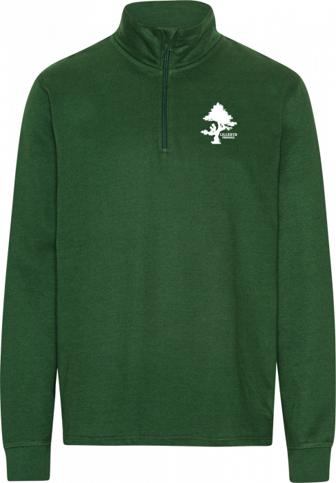 Neutral - Lillesyd Friskole Sweatshirt W. Zip Unisex - Bottle Green