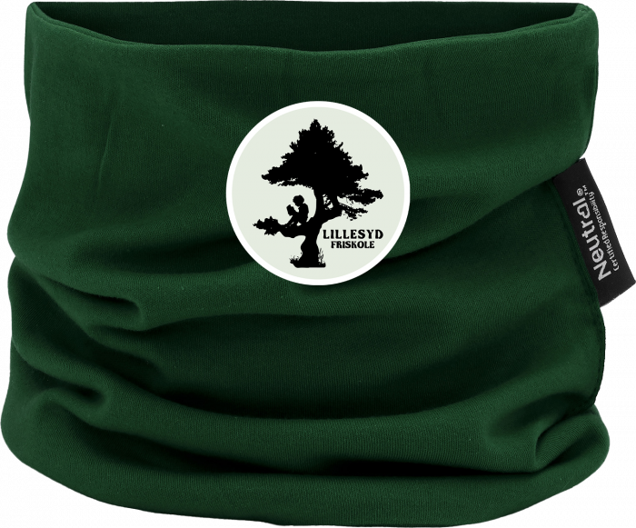 Neutral - Lillesyd Friskole Tube Scarf - Bottle Green